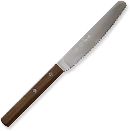 Kanetsune KC-343 Kebony Maple Kitchen Spread Fixed Blade Knife